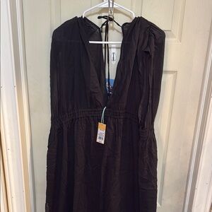 Elegant Black Women's beach cover up